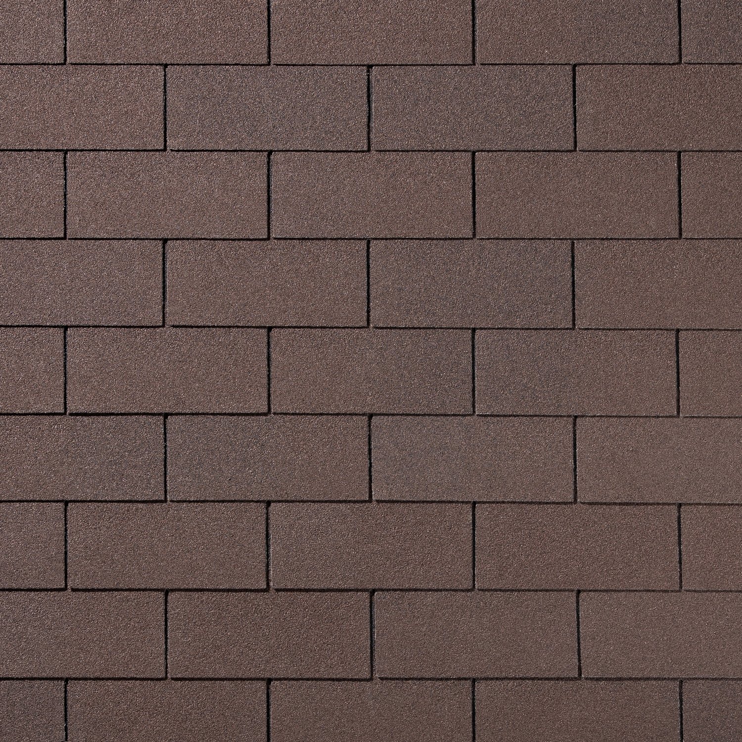 Гибкая черепица QUIET TILE, коллекция BRICK, цвет Коричневый