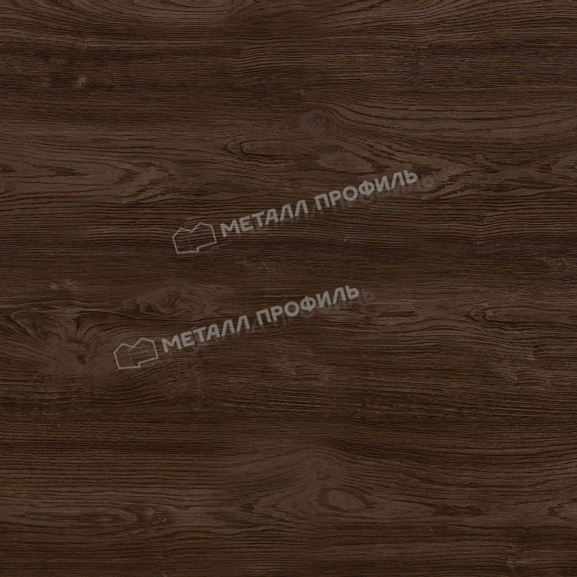 Планка П-образная 20х20х2000 (ECOSTEEL_MA-01-МореныйДуб-0.5)