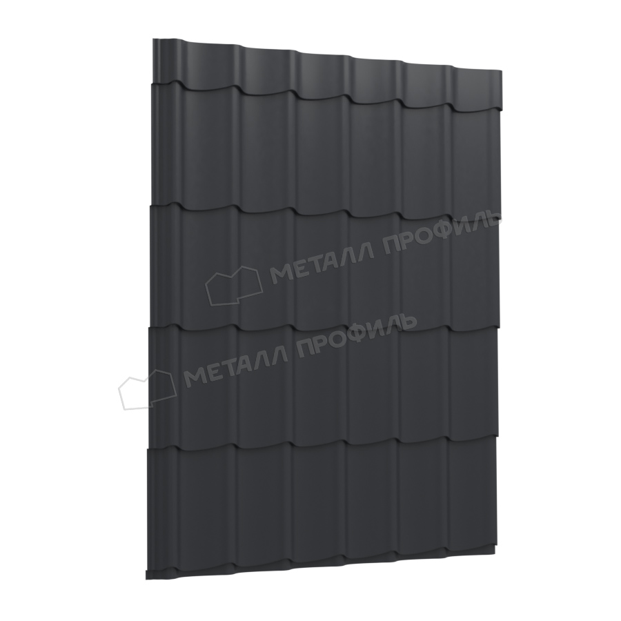 Профиль декоративный Монтерра-X (ПЭ-01, RAL 7024, 0.4 мм) Профиль декоративный Монтерра-X (ПЭ-01, RAL 7024, 0.4 мм)