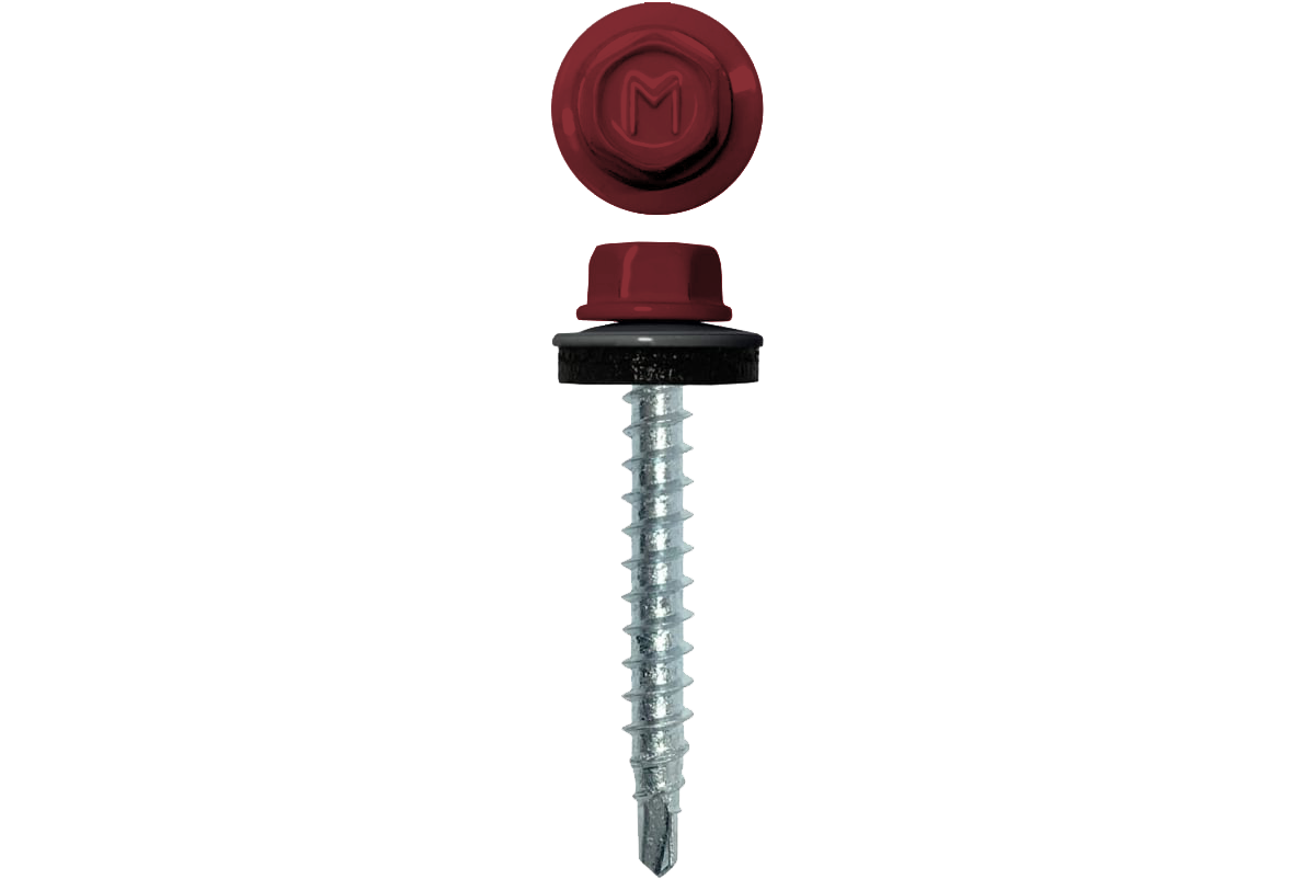 Саморез кровельный Daxmer 4,8х35 (250шт) сверло №1 RAL 3003