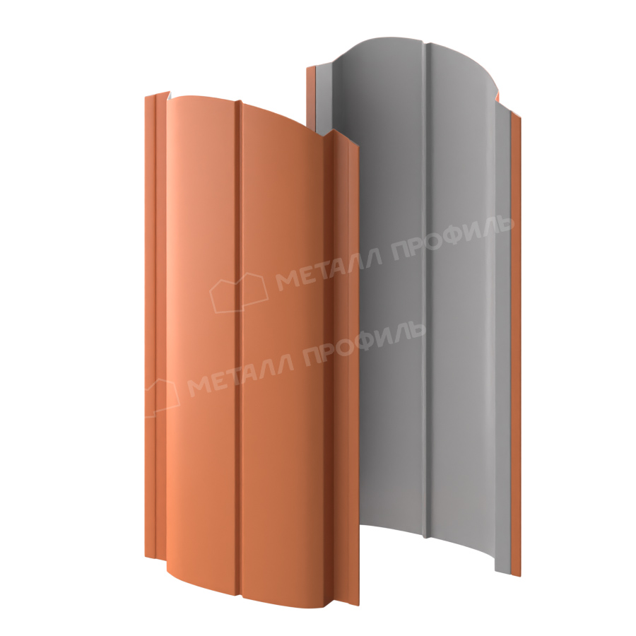 Штакетник металлический ELLIPSE-O 19х126 NormanMP (ПЭ-01-8004-0.5) Штакетник металлический ELLIPSE-O 19х126 NormanMP (ПЭ-01-8004-0.5)