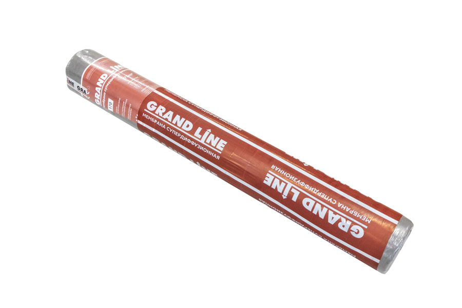 Мембрана супердиффузионная Grand Line 170+TAPE (75м2)  Мембрана супердиффузионная Grand Line 170+TAPE (75м2)