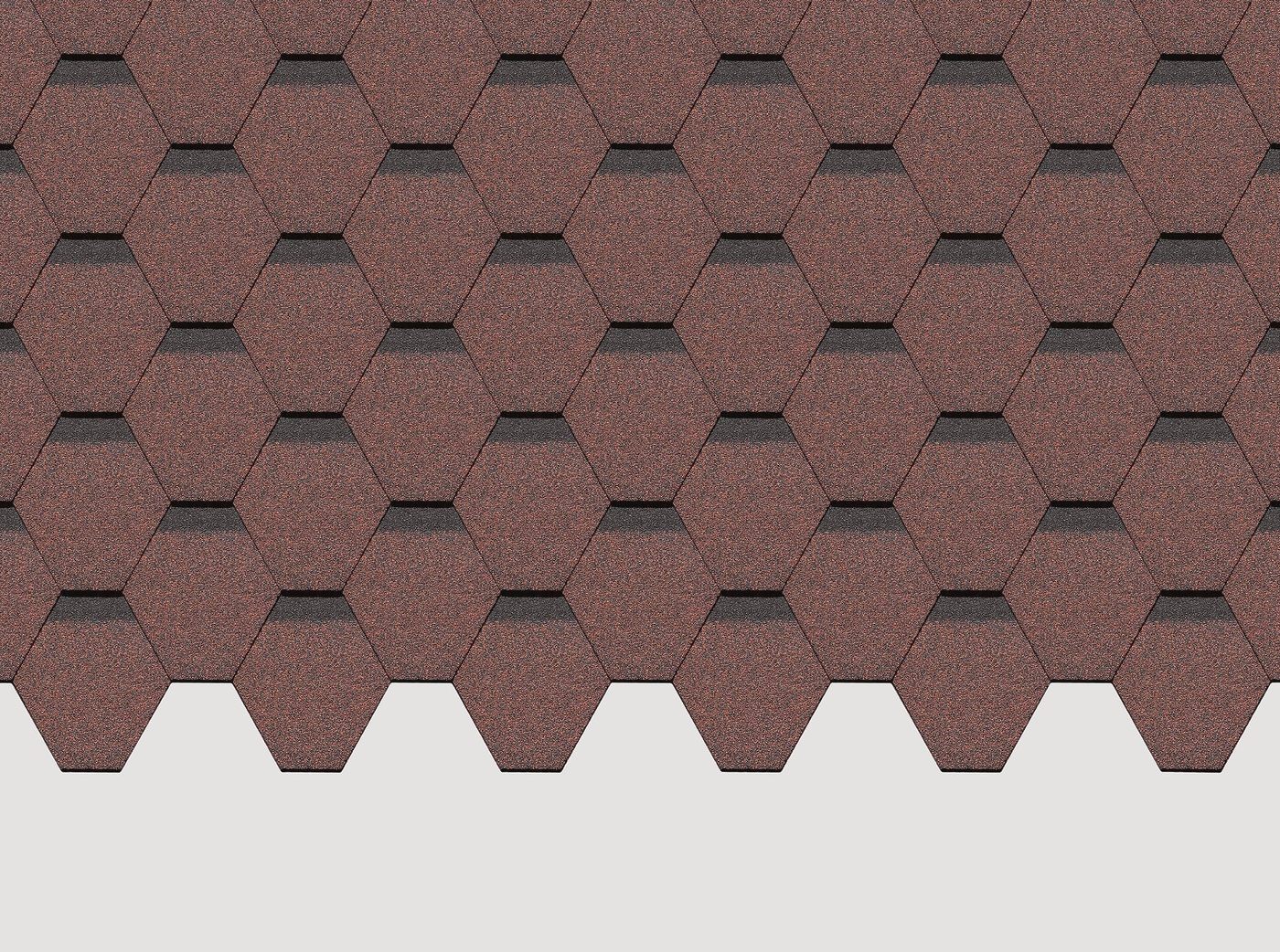 Гибкая черепица Docke PIE STANDARD/ СОТА/ Красный Гибкая черепица Docke PIE STANDARD/ СОТА/ Красный