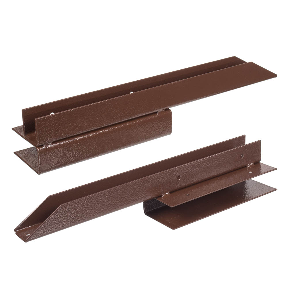 Низкая грядка из ДПК 3*1м h 150мм (металлические углы)