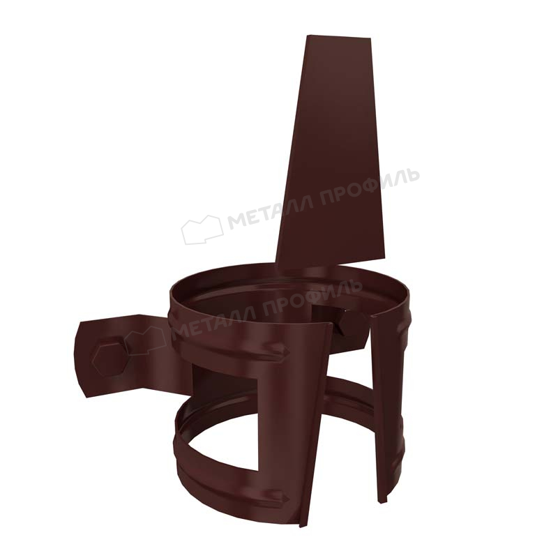 Держатель трубы (на дерево) GRANDSYSTEM D90 Ral 8017