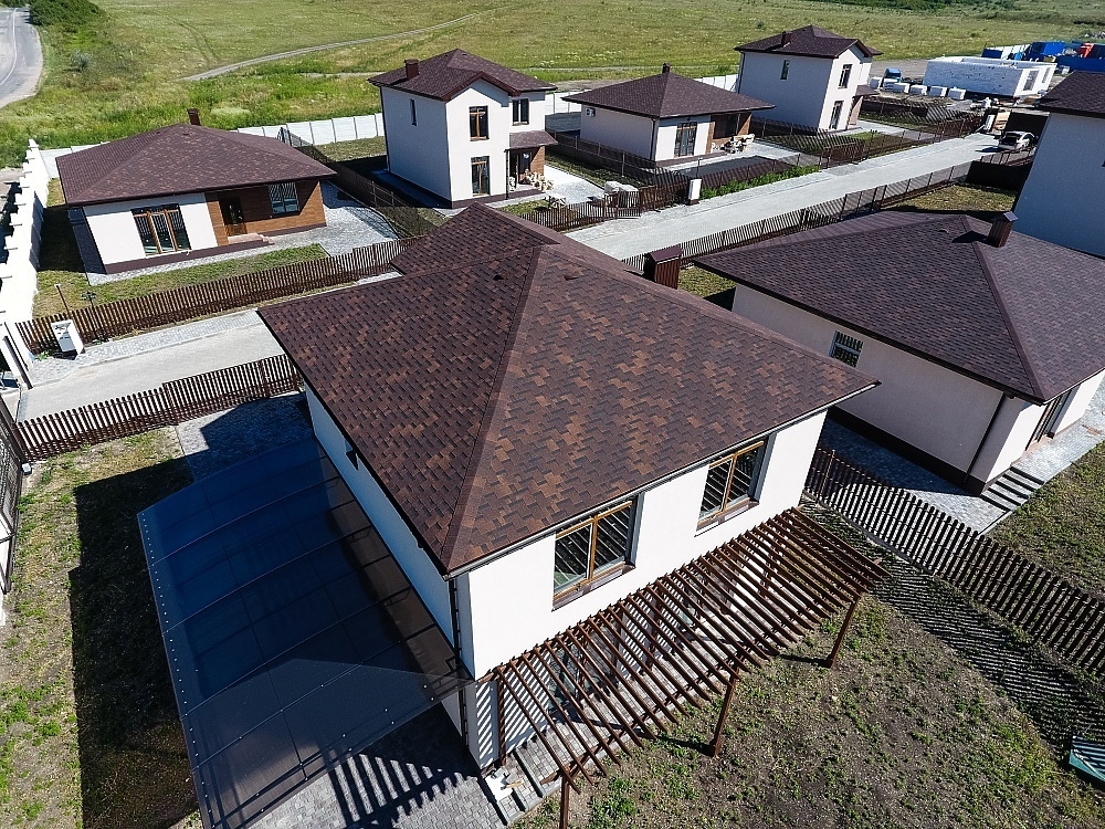 Гибкая черепица Docke PIE STANDARD/ ТЕТРИС/ Коричневый Гибкая черепица Docke PIE STANDARD/ ТЕТРИС/ Коричневый