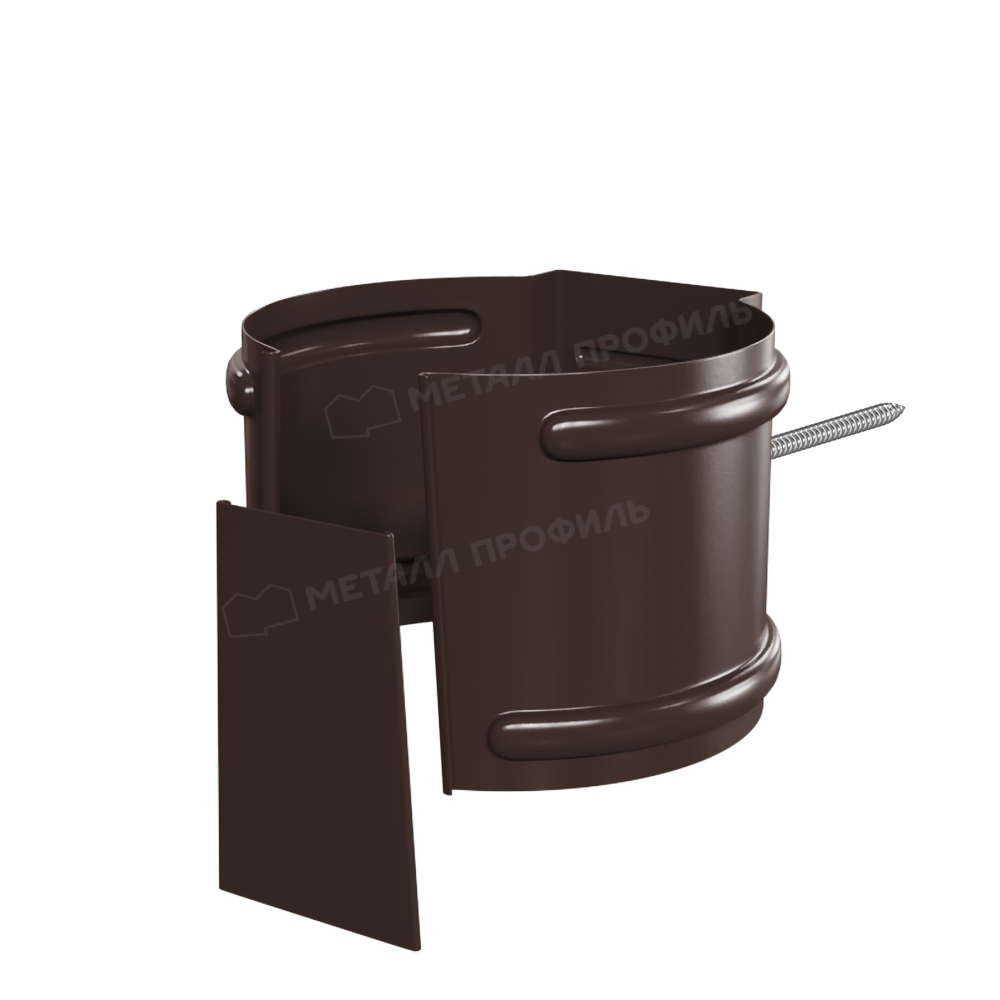 Держатель трубы (на кирпич) Foramina PUR D100 Ral 8017 Держатель трубы (на кирпич) Foramina PUR D100 Ral 8017