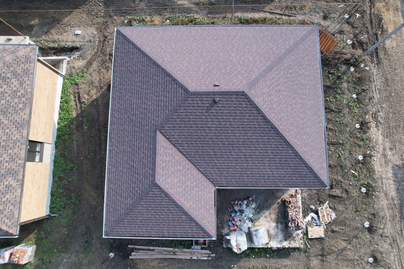 Ламинированная черепица Docke PIE DRAGON/ LUX/ Трюфель Ламинированная черепица Docke PIE DRAGON/ LUX/ Трюфель