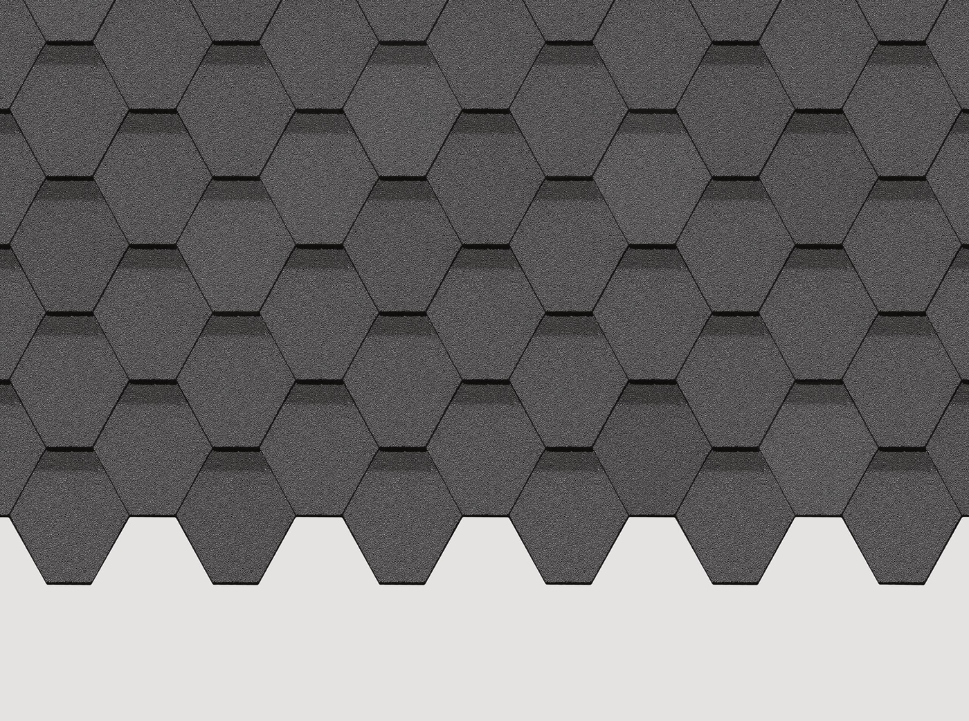 Гибкая черепица Docke PIE STANDARD/ СОТА/ Серый Гибкая черепица Docke PIE STANDARD/ СОТА/ Серый