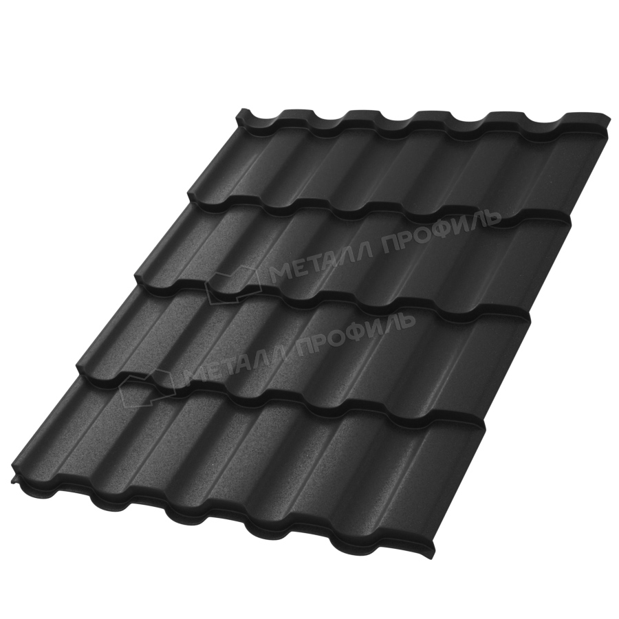 Металлочерепица МП Монтекристо-S (VALORI-20-DarkGrey-0.5) Металлочерепица МП Монтекристо-S (VALORI-20-DarkGrey-0.5)