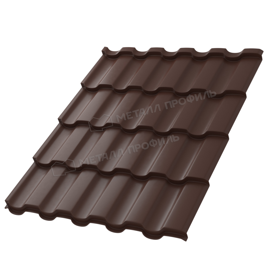 Металлочерепица МП Монтекристо-S NormanMP (ПЭ-01-8017-0.5) Металлочерепица МП Монтекристо-S NormanMP (ПЭ-01-8017-0.5)