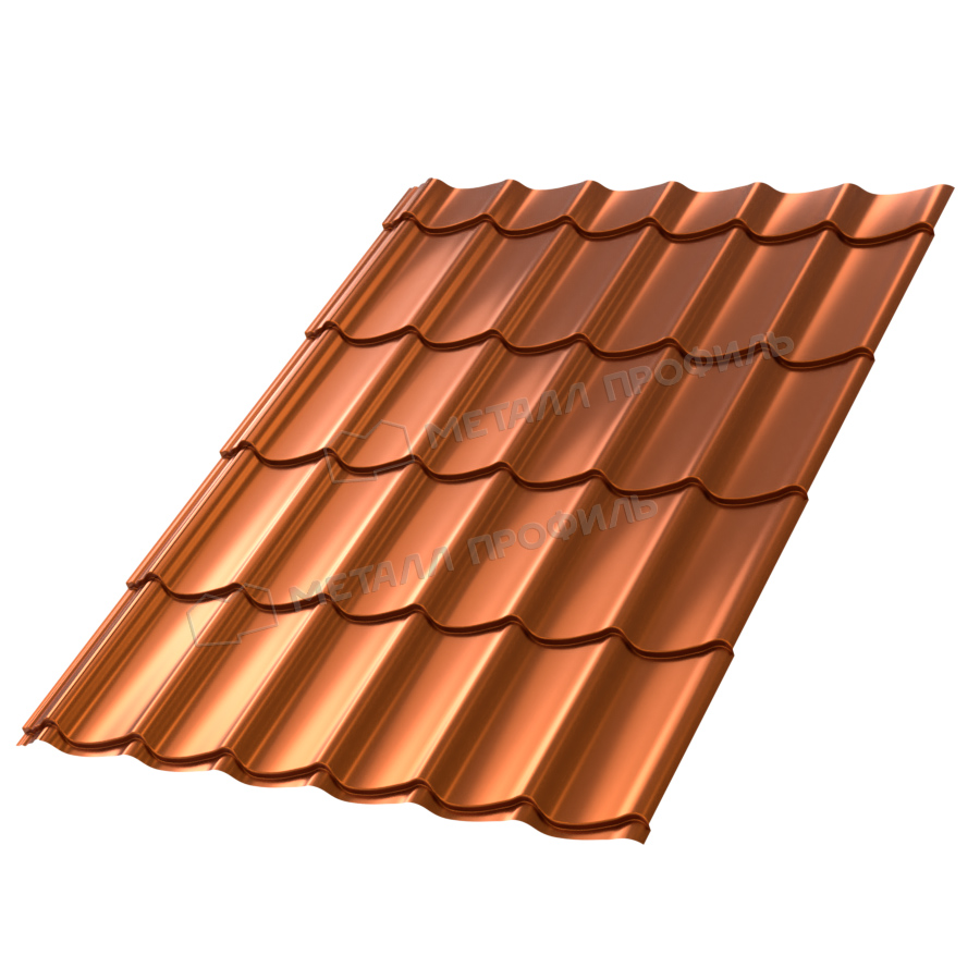 Металлочерепица МП Ламонтерра-X (AGNETA-20-Copper\Copper-0.5)  Металлочерепица МП Ламонтерра-X (AGNETA-20-Copper\Copper-0.5)