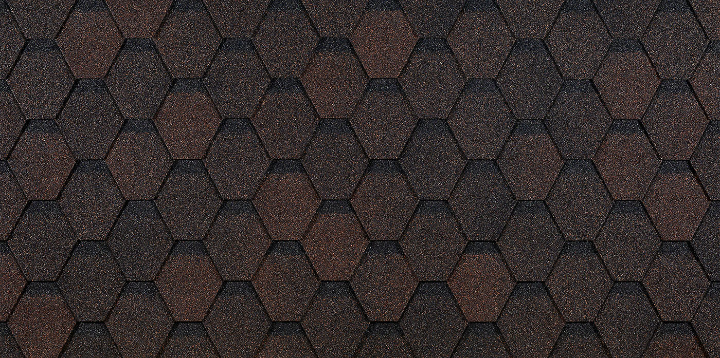 Гибкая черепица Docke PIE EURASIA/ ШЕСТИГРАННИК/ Коричневый Гибкая черепица Docke PIE EURASIA/ ШЕСТИГРАННИК/ Коричневый