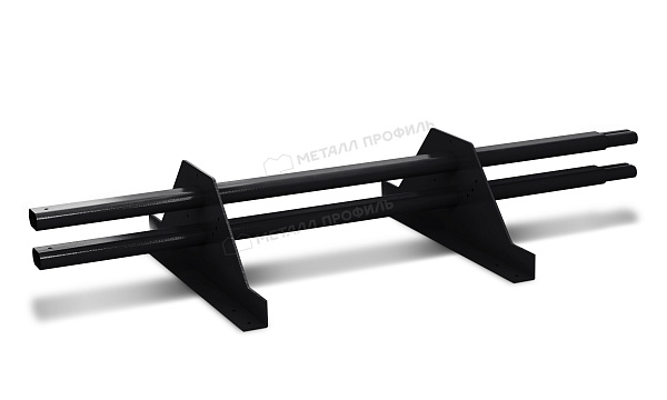 Снегозадержатель трубчатый дл. 1000 мм (RAL 9005) Снегозадержатель трубчатый дл. 1000 мм (RAL 9005)