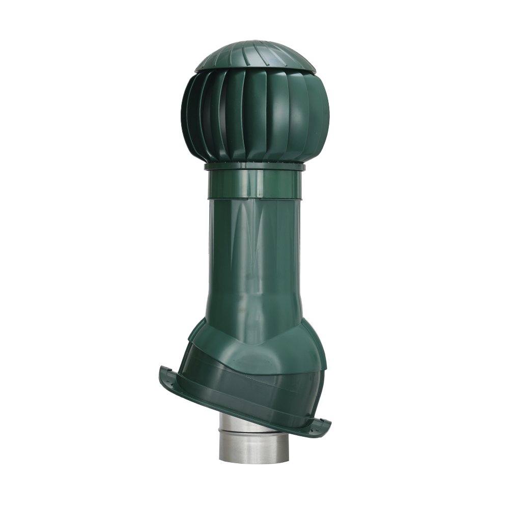 Комплект вентиляции Gervent для кровли Монтеррей 125/160 зеленый