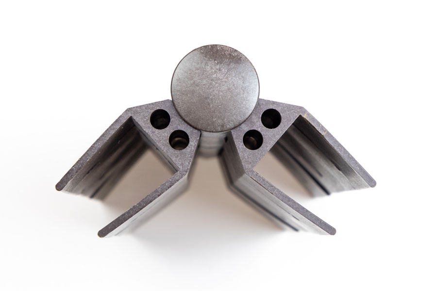 Элемент угловой из ДПК поворотный для грядки ДПК 300мм Венге