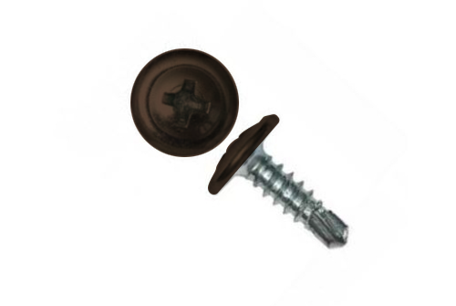 Саморез ПШС 4,2х16 (1000шт) шлиц PH2 RAL 8017