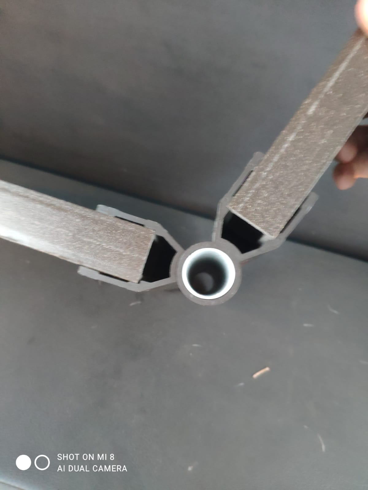 Низкая грядка из ДПК 3*1м h 150мм (металлические углы)