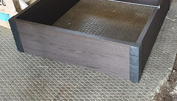 Высокая грядка из ДПК 3*1м h 300мм (пластиковые углы), венге