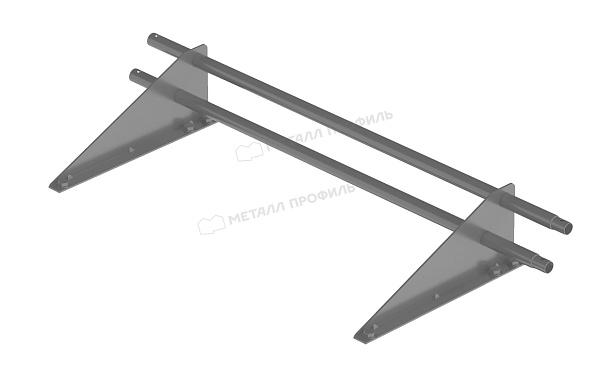 Снегозадержатель трубчатый дл. 1000 мм (RAL 7004) ROOFRetail Снегозадержатель трубчатый дл. 1000 мм (RAL 7004) ROOFRetail