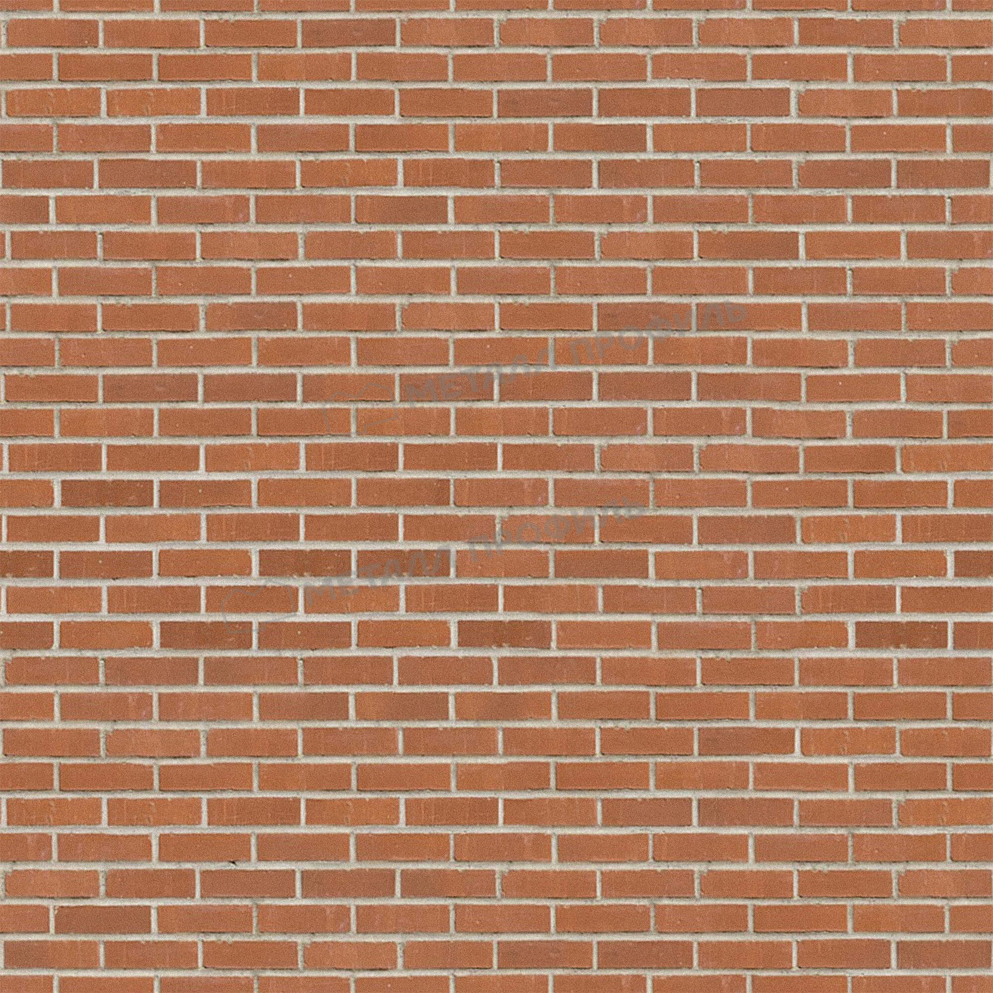 Планка П-образная 13х27х2000 (ECOSTEEL-01-Кирпич-0.5)