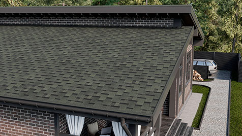 ТЕХНОНИКОЛЬ гибкая черепица Оптима Аккорд Серый ТЕХНОНИКОЛЬ гибкая черепица Оптима Аккорд Серый