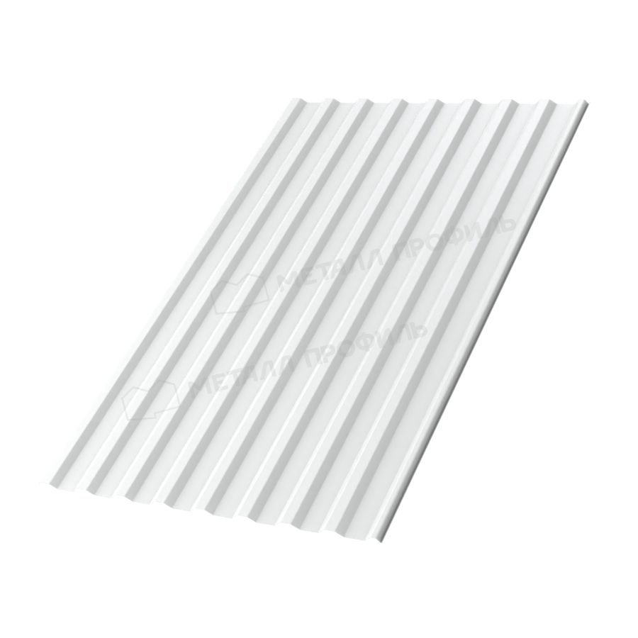 Профлист МП-20x1100-R NormanMP (ПЭ-01-9003-0,5) Профлист МП-20x1100-R NormanMP (ПЭ-01-9003-0,5)