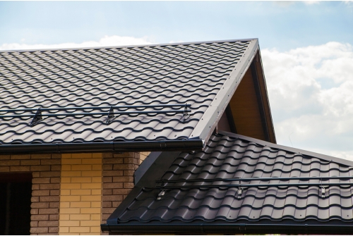 Металлочерепица "Кредо" ("Kredo") v01 0,5 Drap RAL 9005 черный Металлочерепица "Кредо" ("Kredo") v01 0,5 Drap RAL 9005 черный