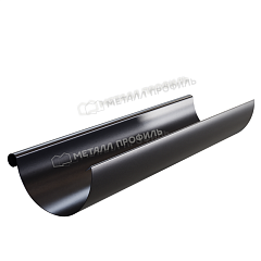 Желоб водосточный PURMAN BLACK EDITION D125х3000 Ral 9005