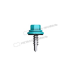 Саморез 4,8х28 ROOFRetail RAL5021 (синяя вода)
