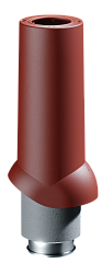 Docke PREMIUM/ Выход вентиляционный ИЗЛ-125/700/ Труба/ Красный