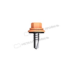  Саморез 5,5х19 ROOFRetail RAL8004 (коричневая медь)