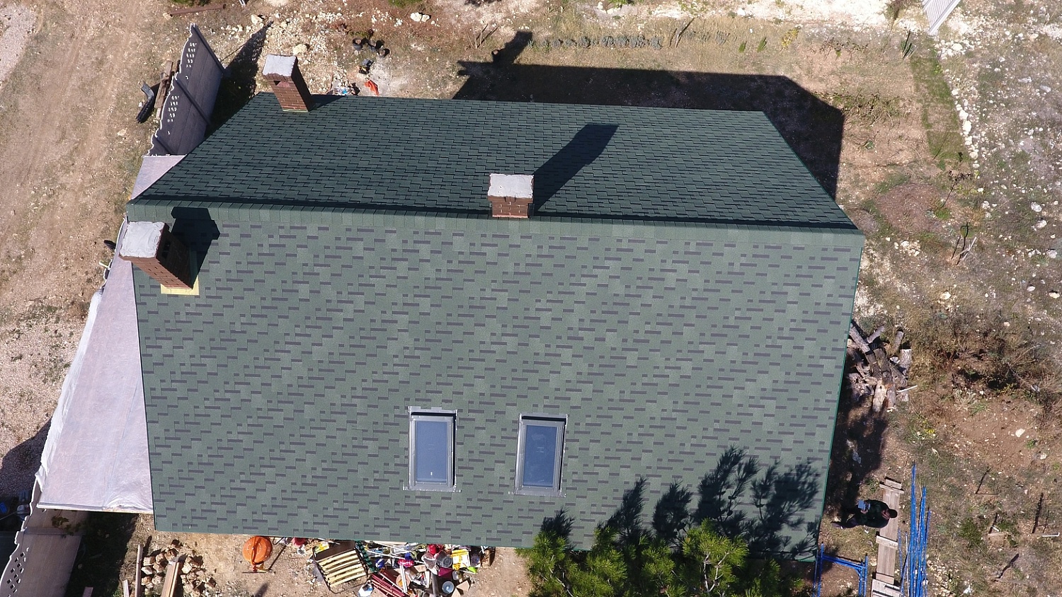 Гибкая черепица Docke PIE STANDARD/ СОТА/ Зеленый Гибкая черепица Docke PIE STANDARD/ СОТА/ Зеленый