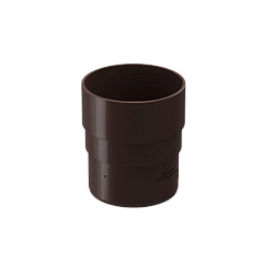 Муфта соединительная для водостока Docke Premium, шоколад