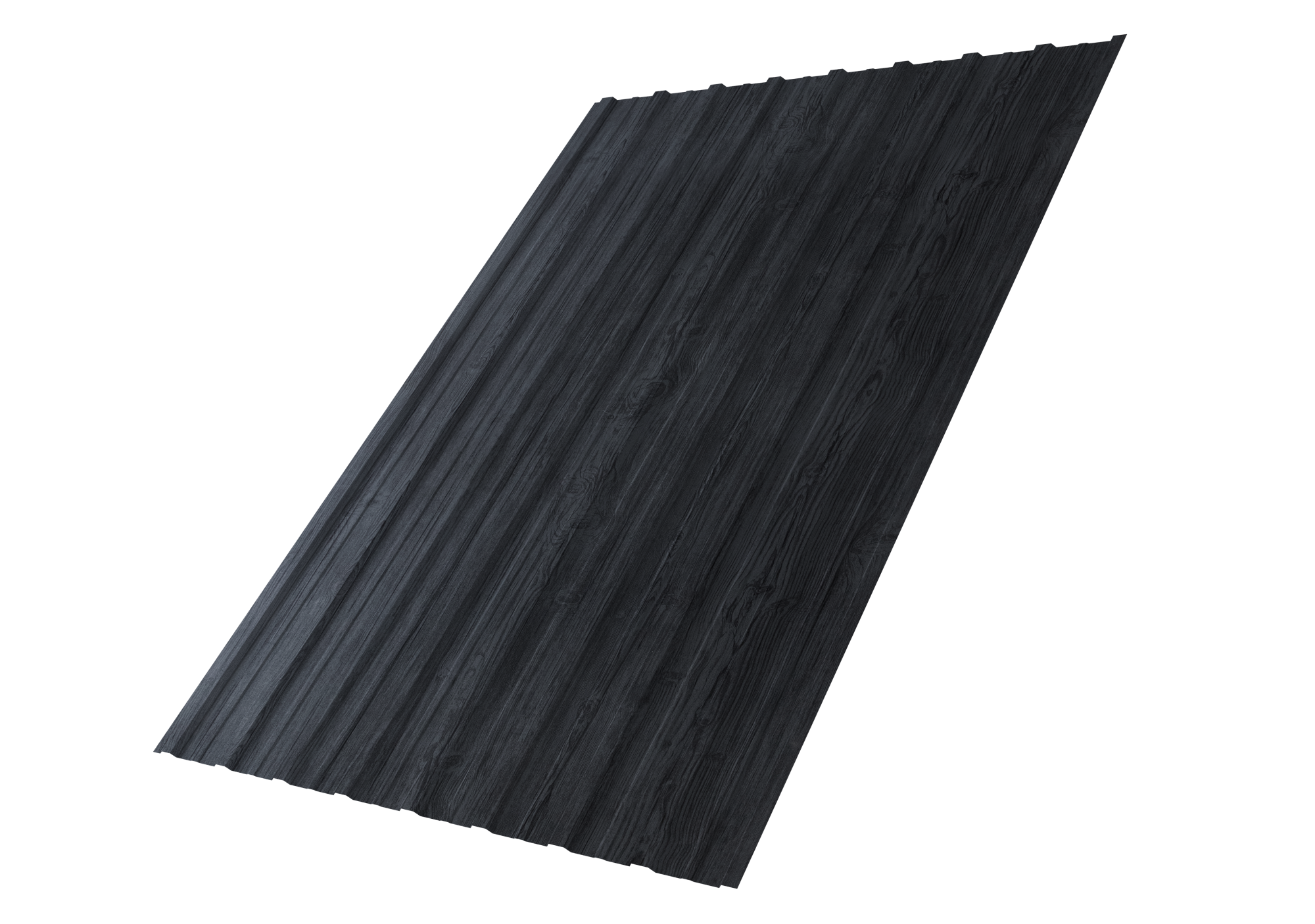 Профнастил С10A 0,45 Print Premium Grey Wood TwinColor