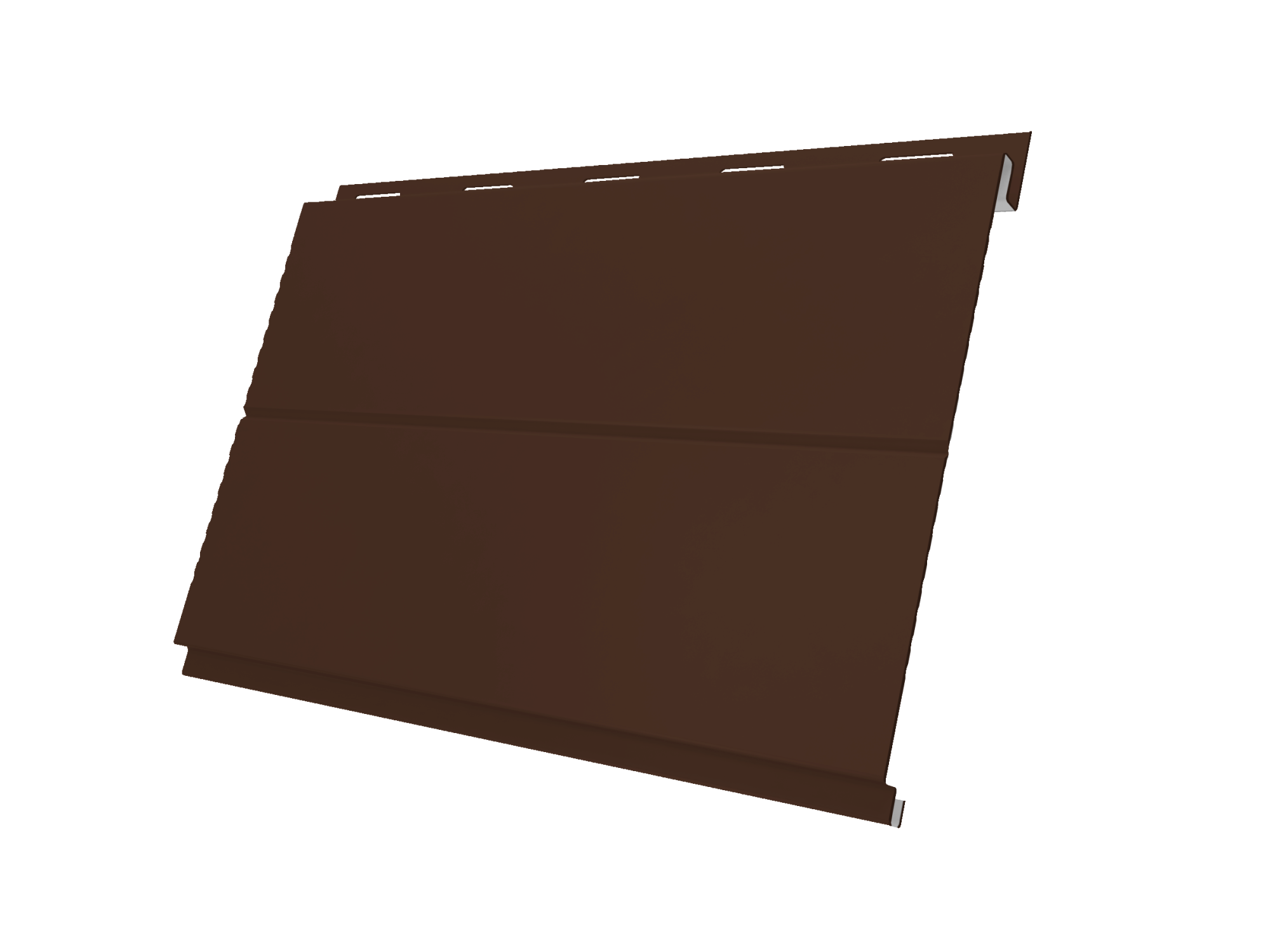 Вертикаль 0,2 line 0,5 мм, Satin с пленкой, RAL 8017 шоколад