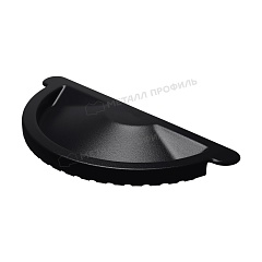 Заглушка желоба PURMAN BLACK EDITION D125 Ral 9005