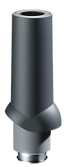 Docke PREMIUM/ Выход вентиляционный ИЗЛ-125/700/ Труба/ Чёрный