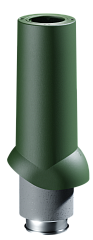 Docke PREMIUM/ Выход вентиляционный ИЗЛ-125/700/ Труба/ Зелёный