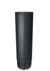 Труба круглая Grand Line PU матовый 90 мм 3 м RAL 7024 мокрый асфальт