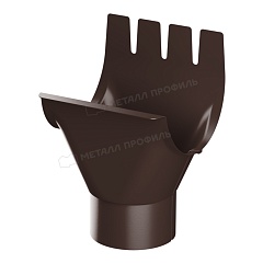 Воронка выпускная Foramina PUR D150/100 Ral 8017