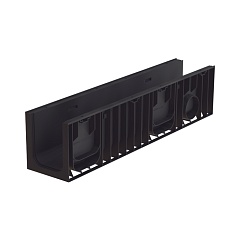 Лоток водоотводный пластиковый Aquastok Norma 150 Н230, класс нагрузки С250 1000х210х230