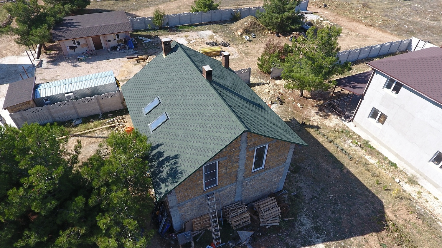 Гибкая черепица Docke PIE STANDARD/ СОТА/ Зеленый Гибкая черепица Docke PIE STANDARD/ СОТА/ Зеленый