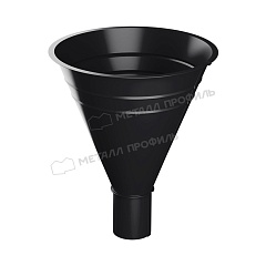Воронка водосборная PURMAN BLACK EDITION D100/300 Ral 9005