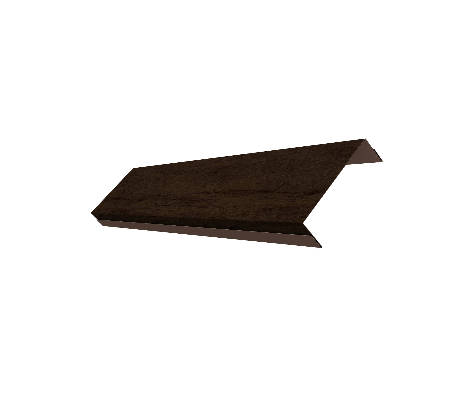 Ламель обратная 100 забора жалюзи Texas 0,45 Print Elite Antique Wood TwinColor