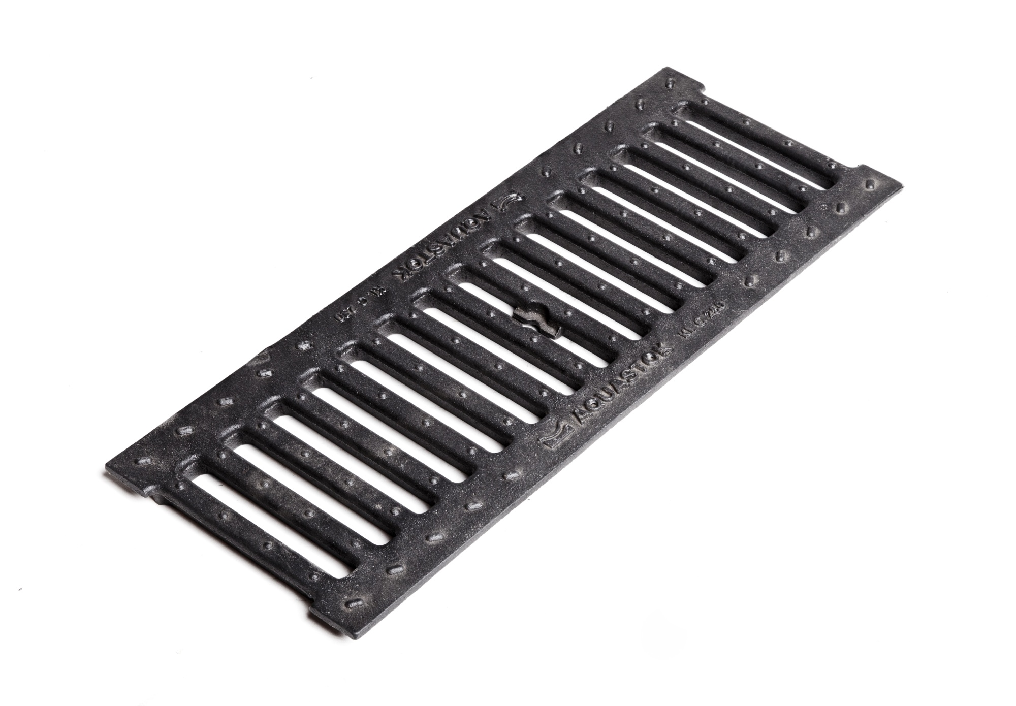 Решетка чугунная щелевая Aquastok Norma 150, класс нагрузки C250 500х197х21 Решетка чугунная щелевая Aquastok Norma 150, класс нагрузки C250 500х197х21