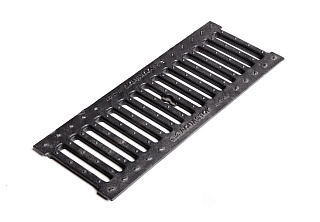 Решетка чугунная щелевая Aquastok Norma 150, класс нагрузки C250 500х197х21