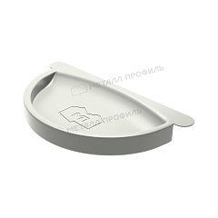 Заглушка желоба Foramina PUR D150 Ral 9010