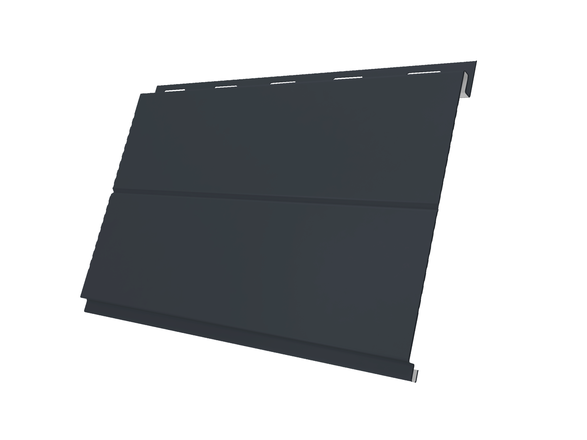 Вертикаль 0,2 line 0,5 мм, Satin с пленкой, RAL 7024 мокрый асфальт